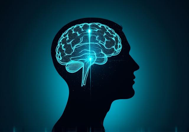 Abstract representation of AI and medical ethics